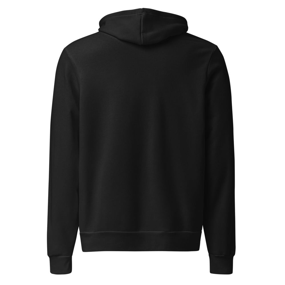 VEIL Dark Surface Hoodie 01 in Schwarz – Rückansicht