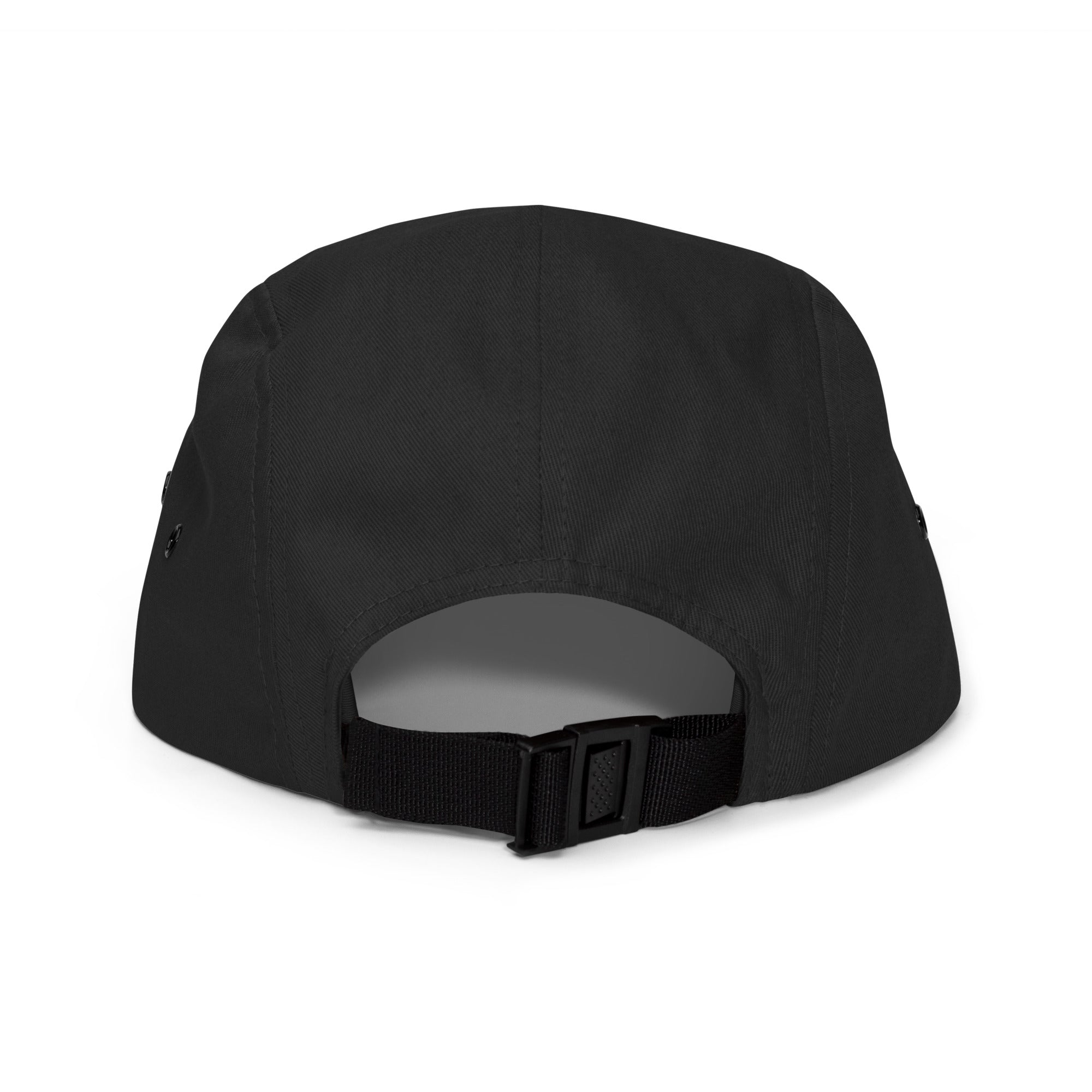 FORGE House Register Cap in Schwarz, Rückenansicht mit Verschluss-Details