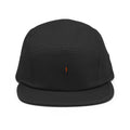 FORGE House Register Cap in Schwarz, klassische Snapback-House Register Cap mit Logo, Frontansicht