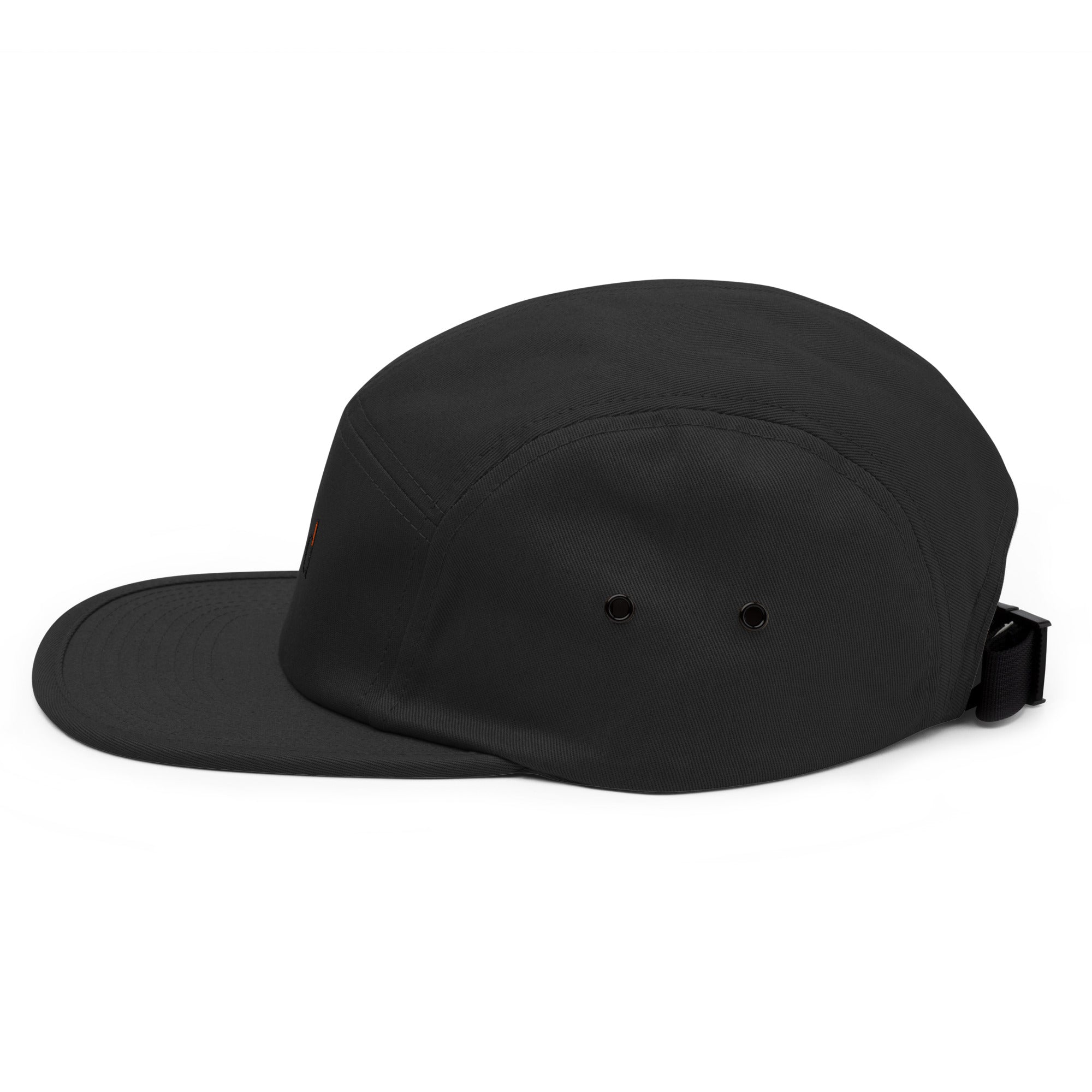FORGE House Register Cap in Schwarz, Seitenansicht der Kappe