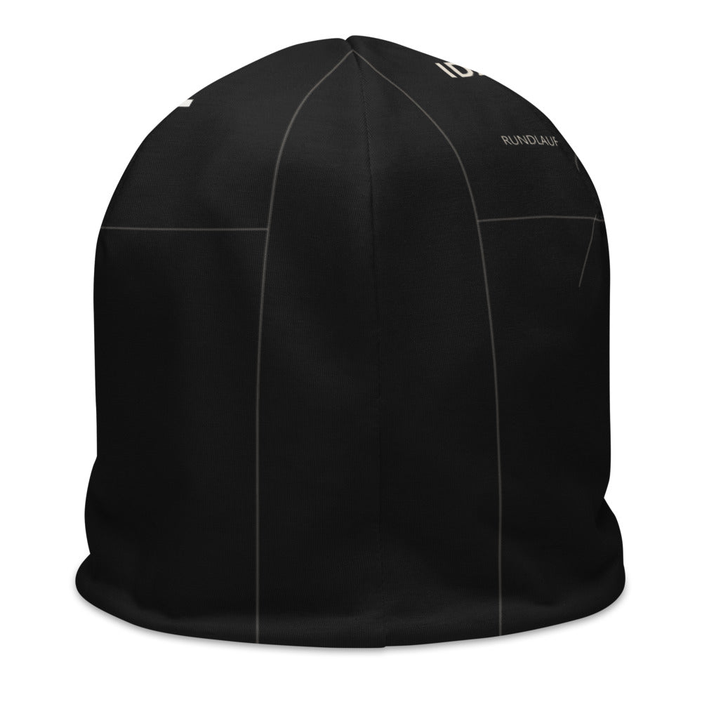 forge INDEX 35 — Rundlauf 07 · AOP Beanie – Printful-Mockup 3