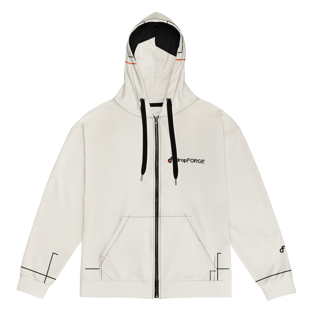 forge standard — House Alloy Relay 02 Zip Hoodie - Vorderansicht