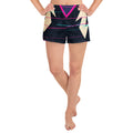 WOXWILD All-over Shorts — Nachtfuchs, Speed-Lines, beide Panels — Produktansicht 8