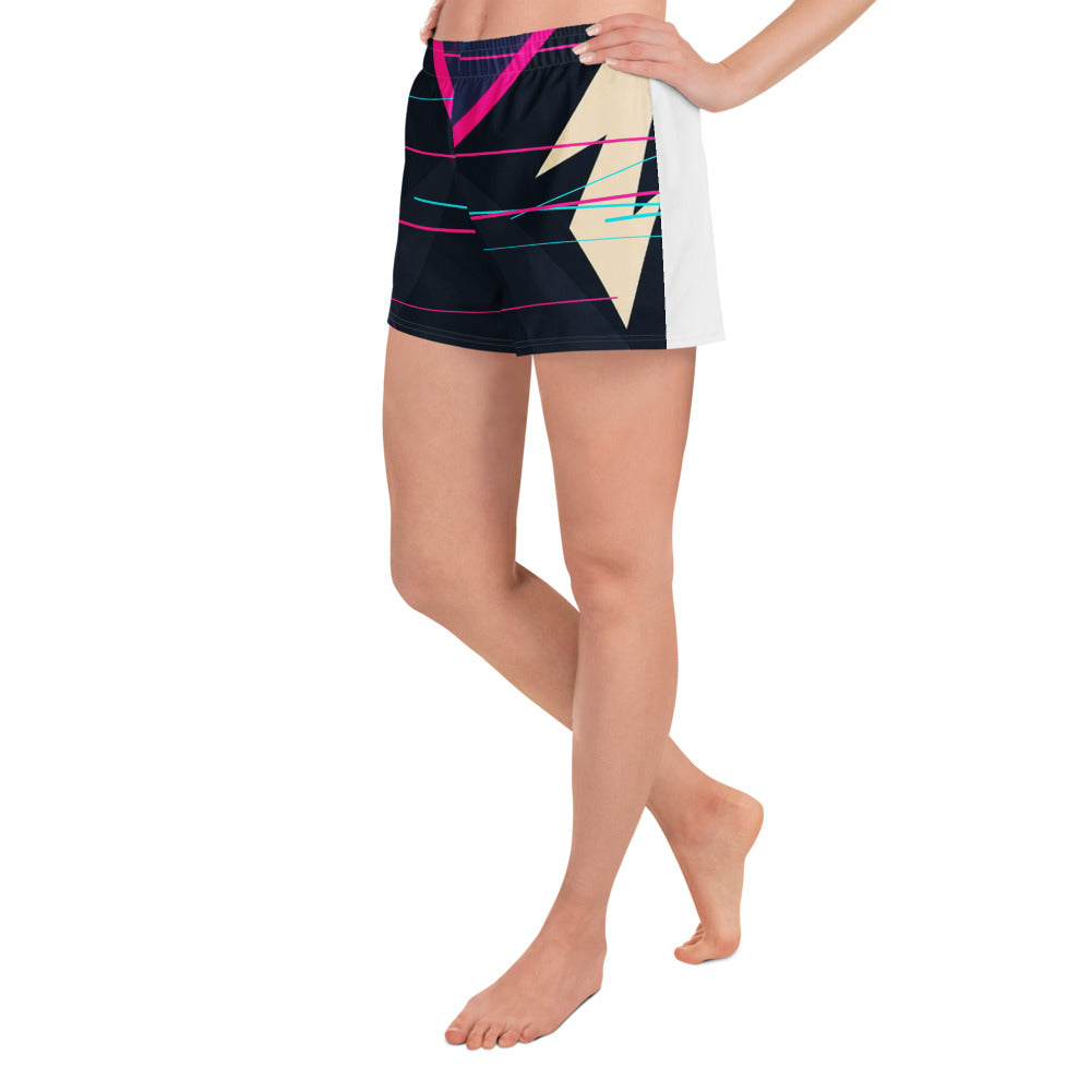 WOXWILD All-over Shorts — Nachtfuchs, Speed-Lines, beide Panels — Produktansicht 10