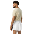 WOXWILD All-over Shorts — Nachtfuchs, Speed-Lines, beide Panels — Rückansicht · dropFORGE