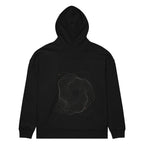 Kernhitze 01 Heavyweight Hoodie, zweite Rückansicht mit tonalem Thermal-Register
