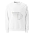 Stahlruhe 01 Heavyweight Crewneck in Knochenstaub, Frontansicht