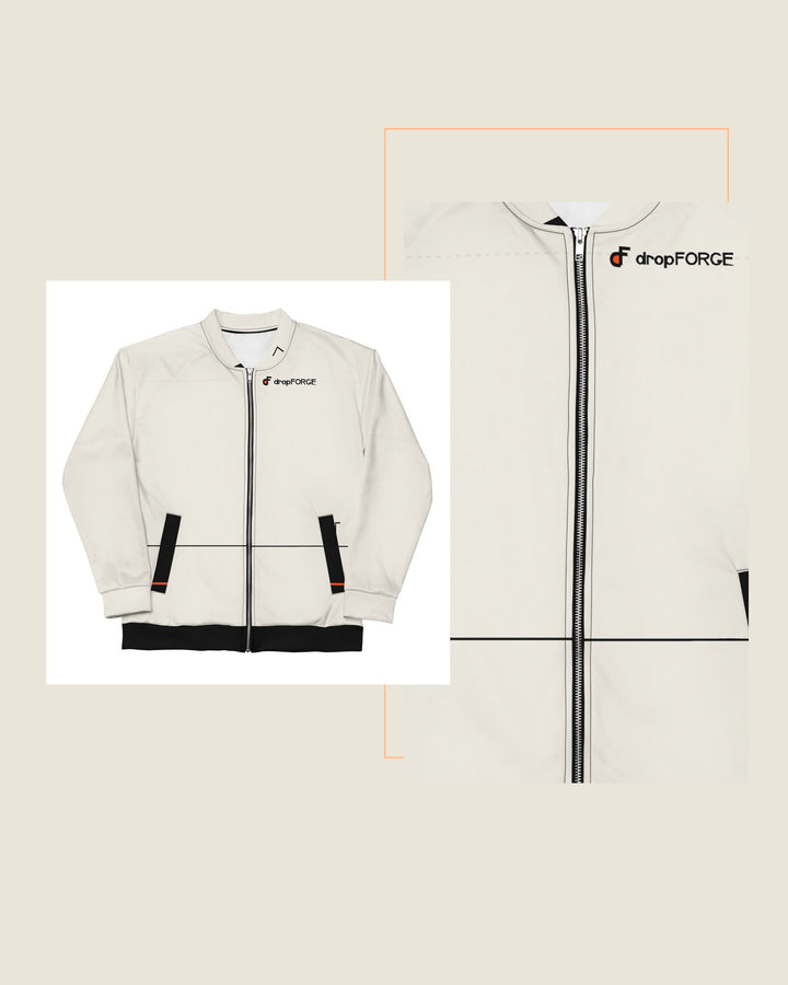 dropFORGE Studio Mockup - Detail Board Mockup - forge standard — House Alloy Hinge 02 Bomber Jacket