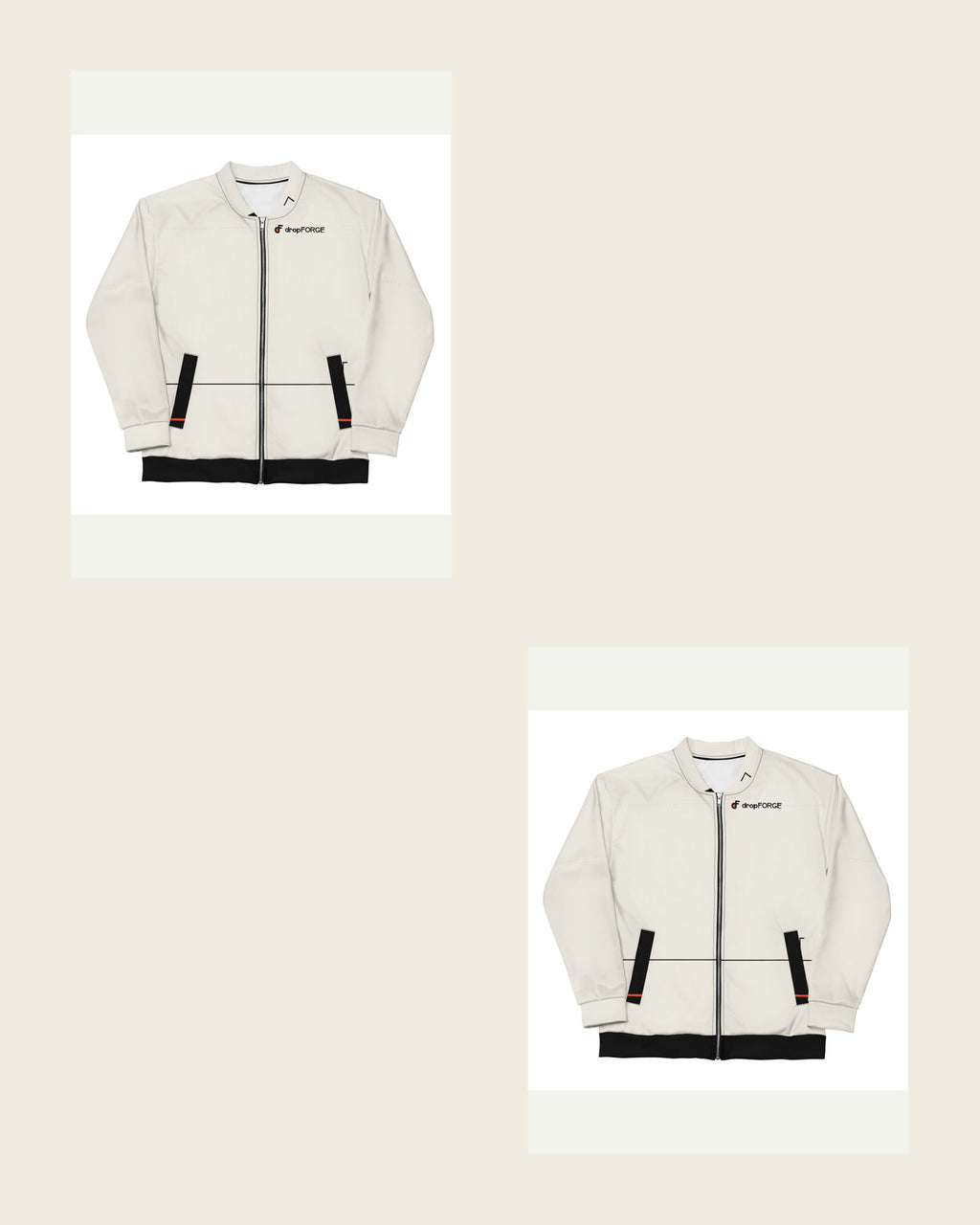 dropFORGE Studio Mockup - Gallery Wall Mockup - forge standard — House Alloy Hinge 02 Bomber Jacket