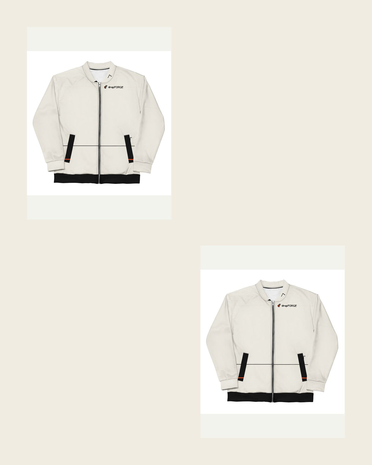 dropFORGE Studio Mockup - Gallery Wall Mockup - forge standard — House Alloy Hinge 02 Bomber Jacket