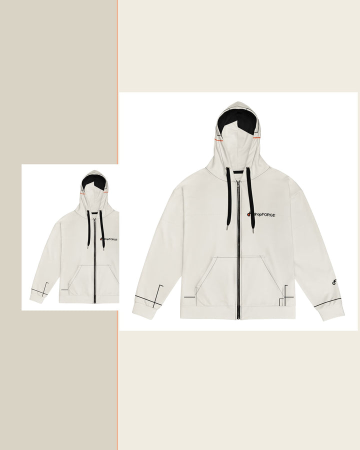 dropFORGE Studio Mockup - Scale Layout Mockup - forge standard — House Alloy Relay 02 Zip Hoodie