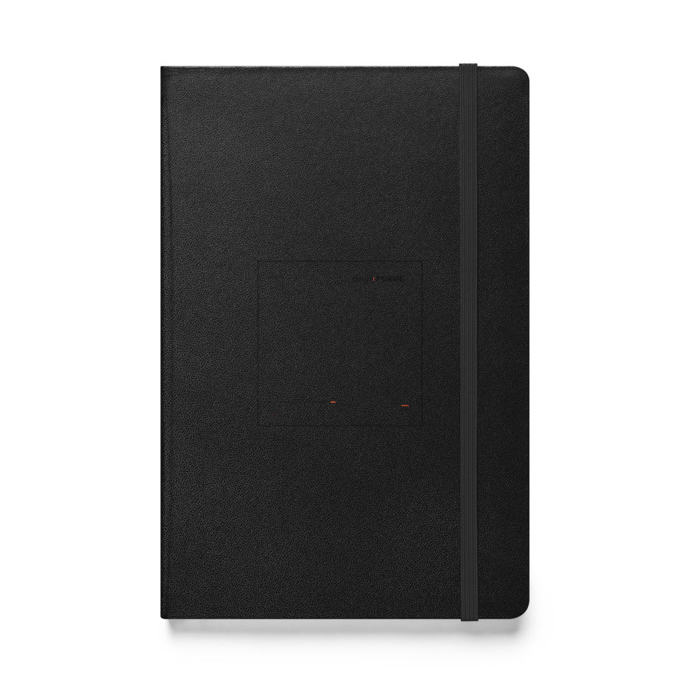 forge INDEX 35 — Werkstattlog 24 · Hardcover Notebook – Printful-Mockup 1