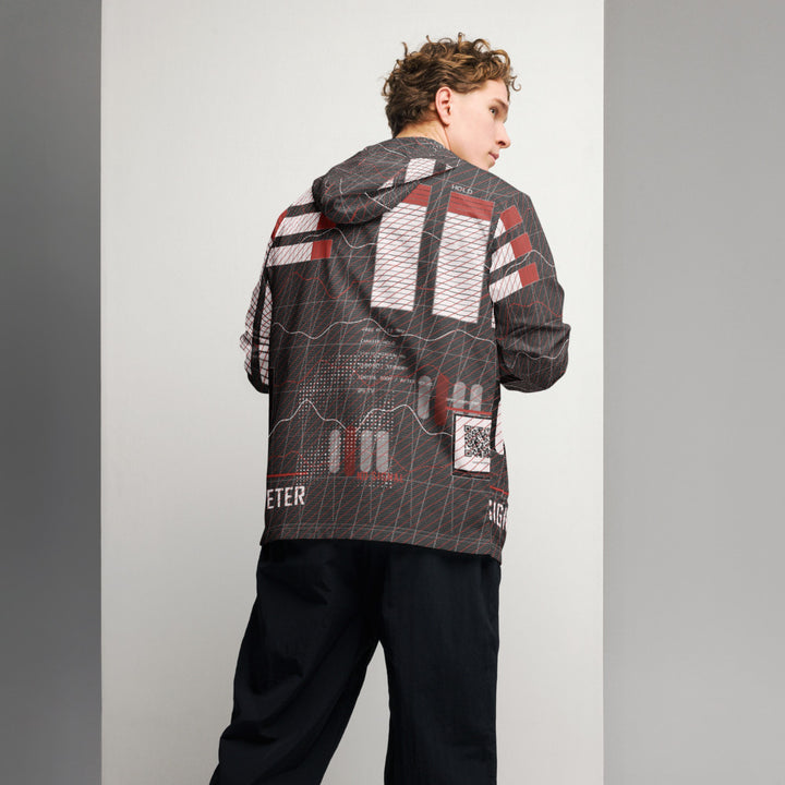 iPii.TV — Signal Grid Windbreaker – Produktansicht 4