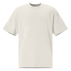 WOXWILD Studio Boxy Tee — Ghost-Fuchs auf Sand — Hauptansicht