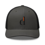 forge signature Spätschicht 01 Cap in Charcoal und Schwarz, Vorderansicht
