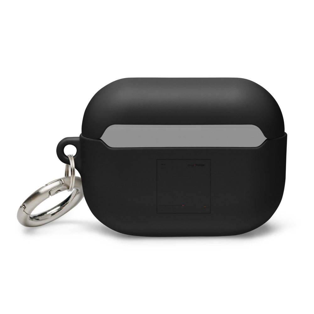 forge INDEX 35 — Stoßkern 32 · Rubber AirPods Case – Printful-Mockup 1