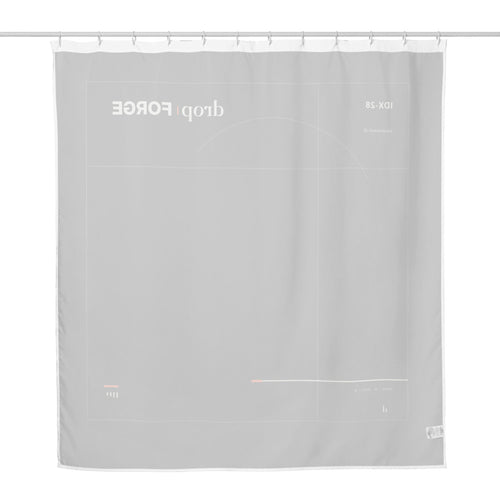 forge INDEX 35 — Dampfwand 28 · Shower Curtain – Printful-Mockup 2