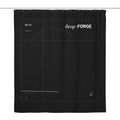 forge INDEX 35 — Dampfwand 28 · Shower Curtain – Printful-Mockup 1