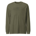 waymark Field Longsleeve 01 in Military Green – Frontansicht mit FIELD-01-System