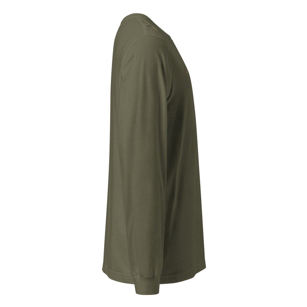 waymark Field Longsleeve 01 in Military Green – rechte Seitenansicht