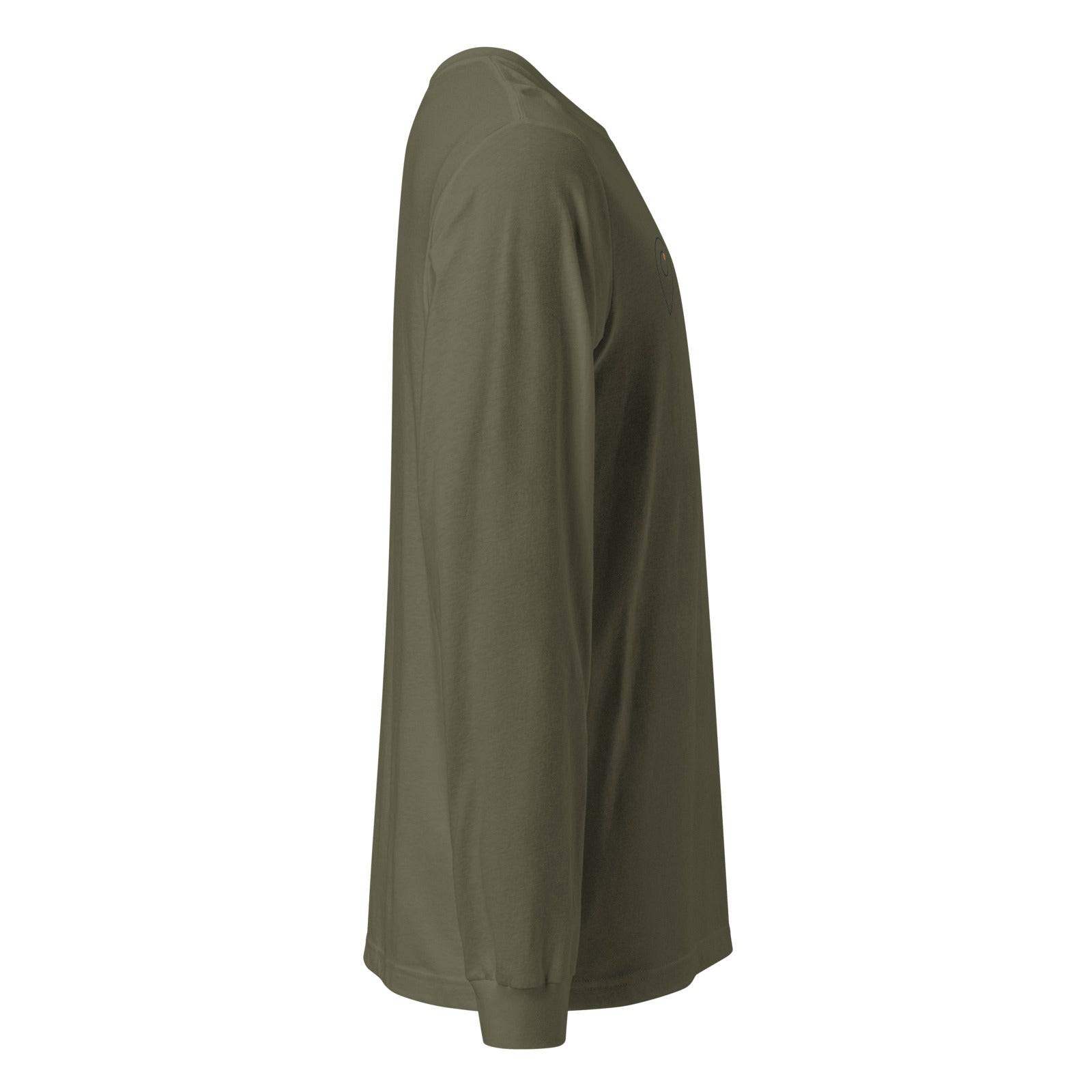 waymark Field Longsleeve 01 in Military Green – rechte Seitenansicht