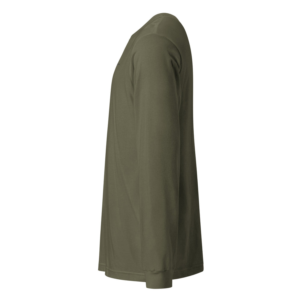 waymark Field Longsleeve 01 in Military Green – linke Seitenansicht