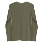 waymark Field Longsleeve 01 in Military Green – Rückansicht