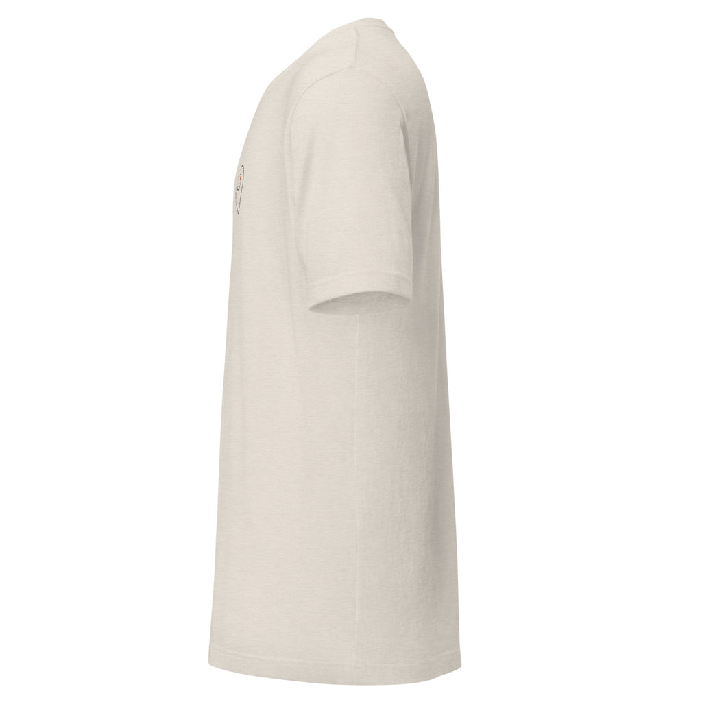 waymark Waypoint Tee 01 in Heather Dust – linke Seitenansicht