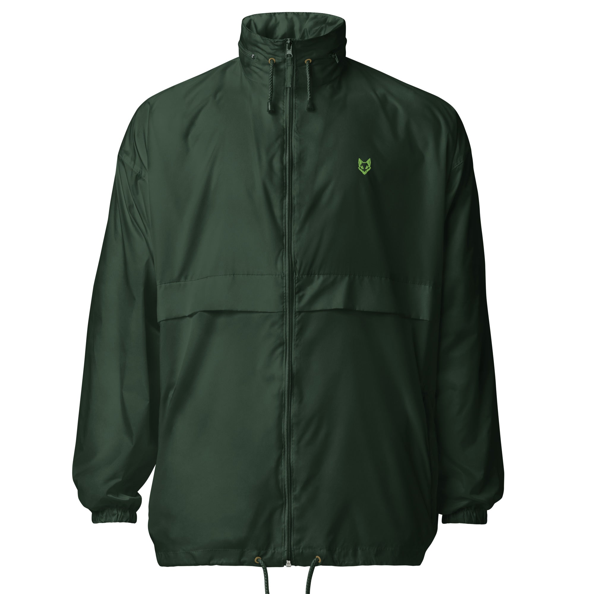 WOXWILD Warden Windbreaker — Forest Green — Hauptansicht