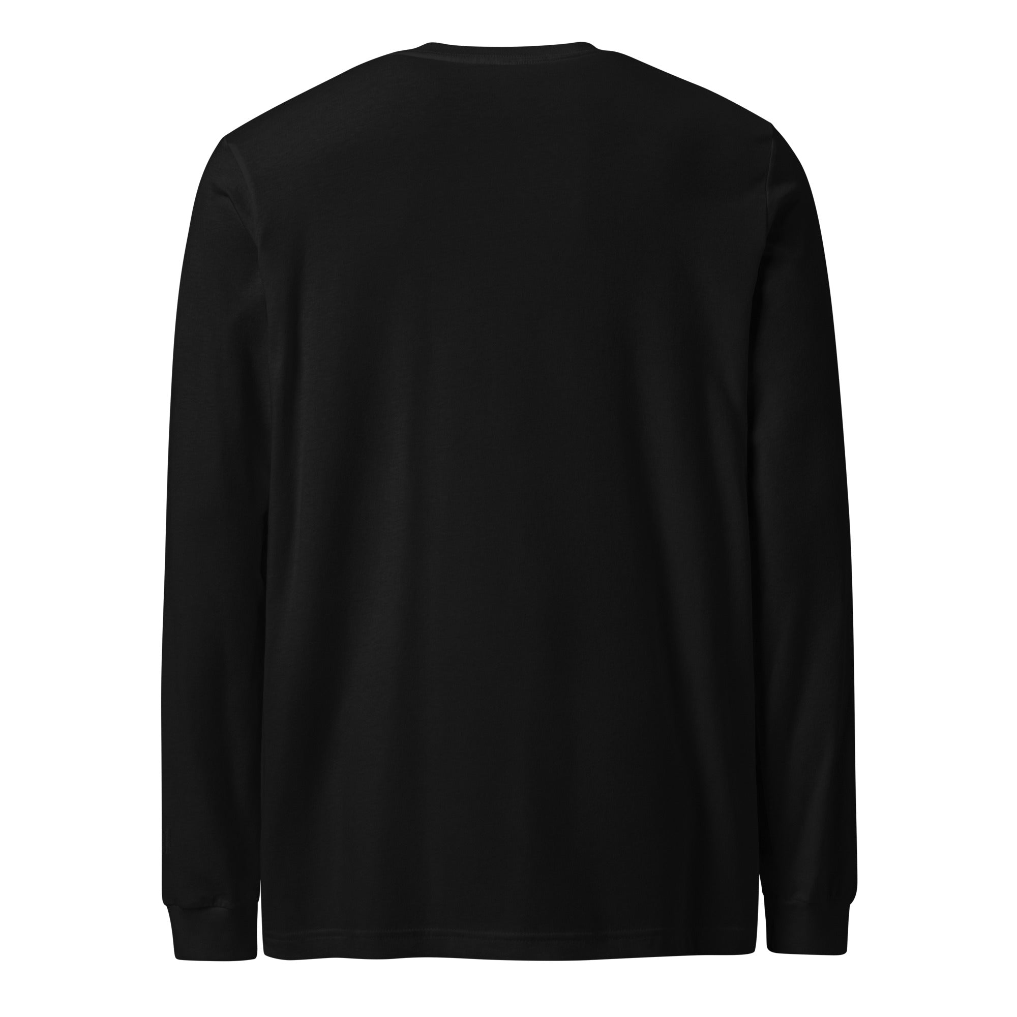 iPii.TV Off Hours Longsleeve in Schwarz, Rückansicht mit Motiv