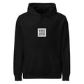 WOXWILD Signature Hoodie mit Neon-Label und Fuchs-Motiv, schwarz — Ansicht 2