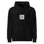 WOXWILD Signature Hoodie mit Neon-Label und Fuchs-Motiv, schwarz — Ansicht 2