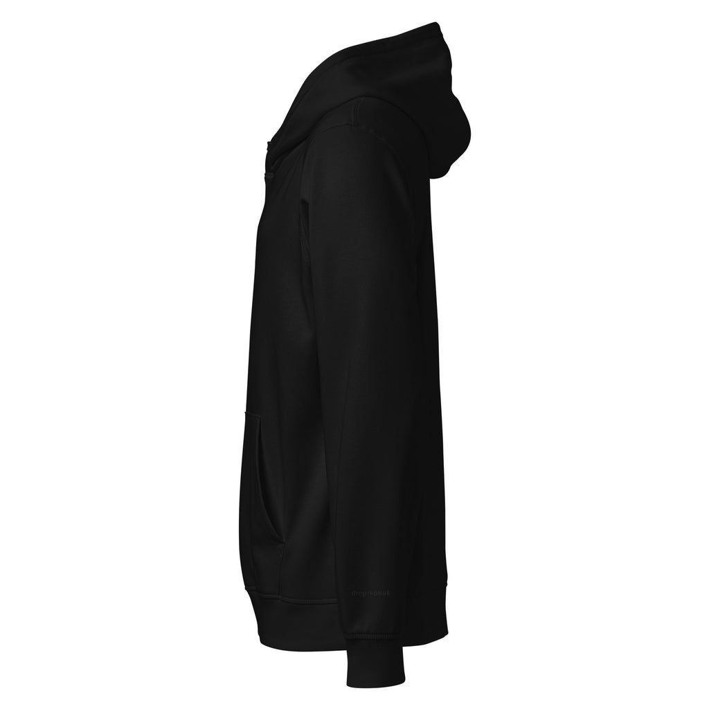 iPii.TV Off Air Hoodie in Schwarz, Detailansicht des Motivs (Position unsicher)