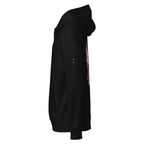 WOXWILD Nightrun Hoodie mit grossem Neon-Fuchs-Rueckendruck, schwarz — Ansicht 3