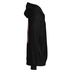 WOXWILD Nightrun Hoodie mit grossem Neon-Fuchs-Rueckendruck, schwarz — Ansicht 4