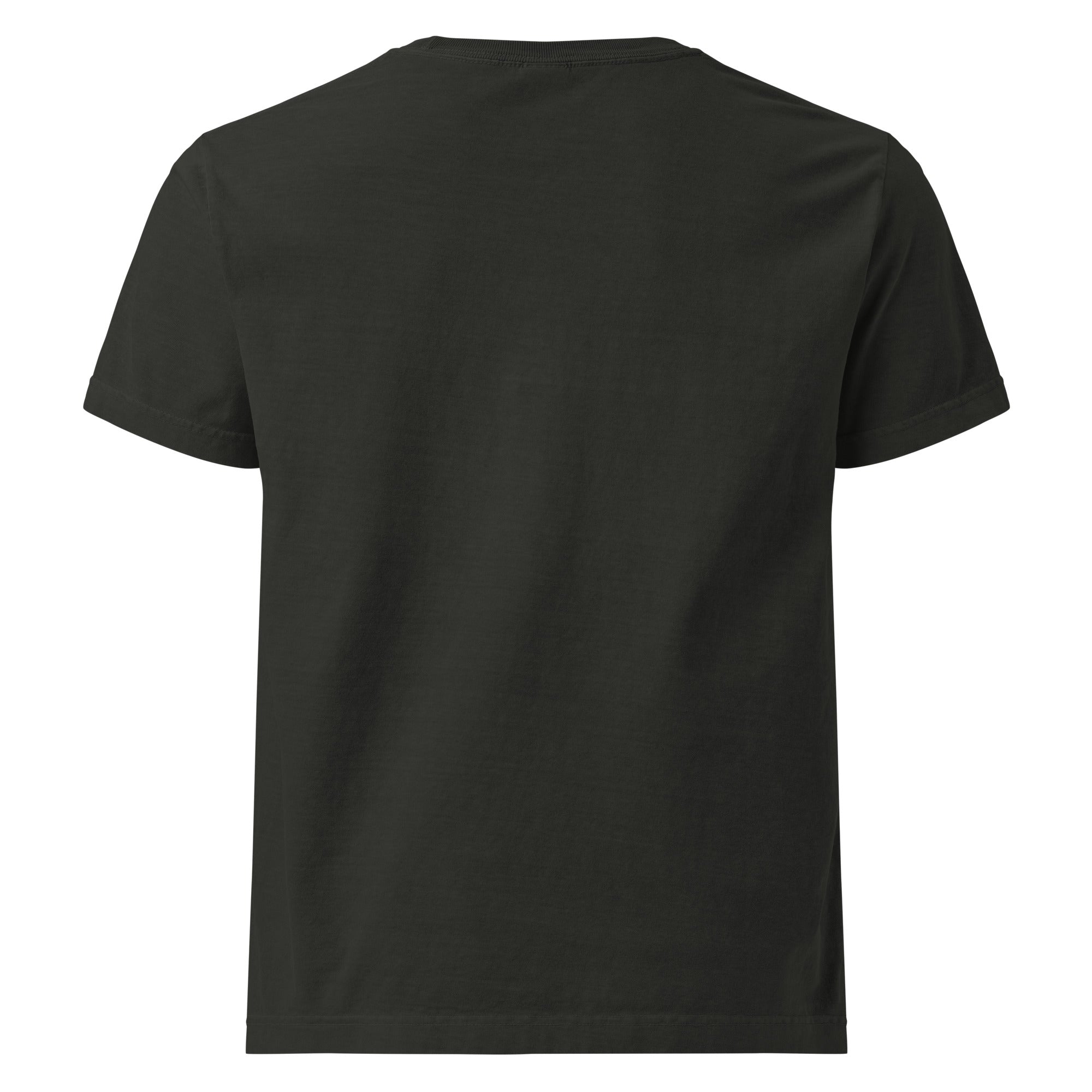 forge standard Boxy Cut Tee in Washed Black, Rückenansicht