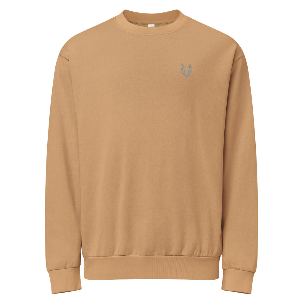 WOXWILD Atelier Crew, tonal gestickter Fuchs, Frontansicht