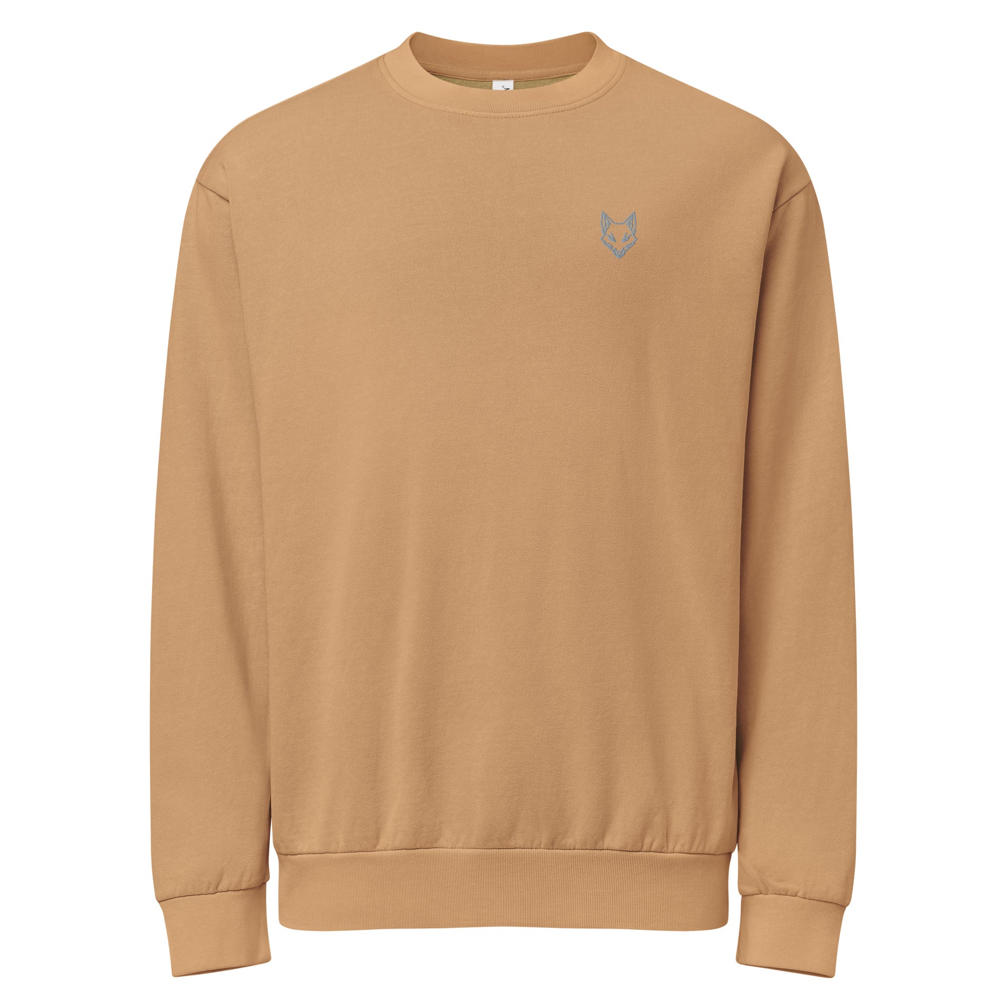 WOXWILD Atelier Crew, tonal gestickter Fuchs, Frontansicht
