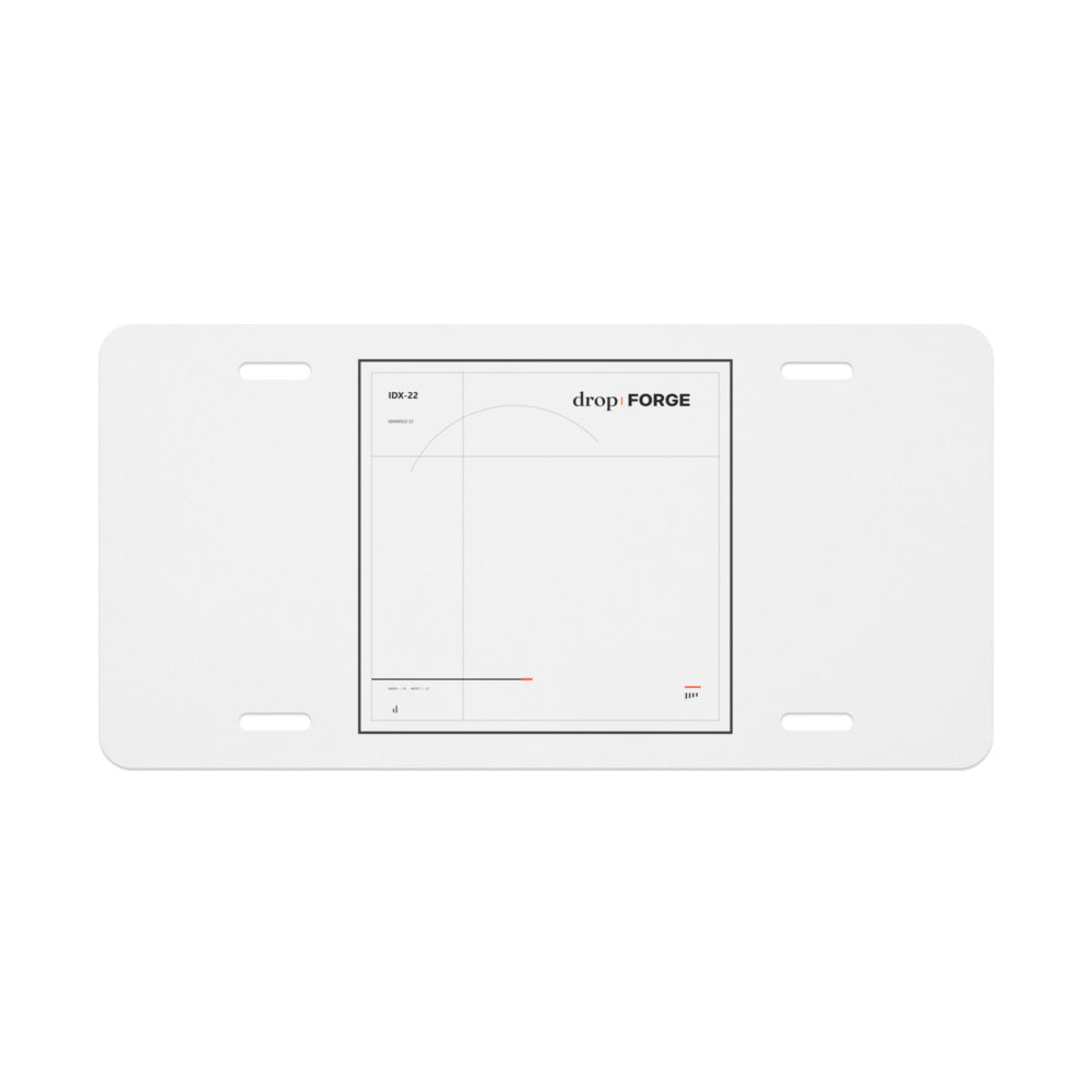 forge INDEX 35 — Kennfeld 22 · Vanity Plate – Printful-Mockup 1
