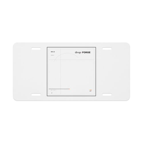 forge INDEX 35 — Kennfeld 22 · Vanity Plate – Printful-Mockup 1