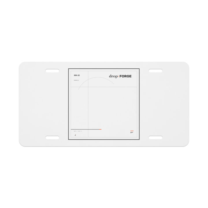 forge INDEX 35 — Kennfeld 22 · Vanity Plate – Printful-Mockup 1