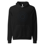 VEIL Dark Surface Hoodie 01 in Schwarz – freigestellte Frontansicht