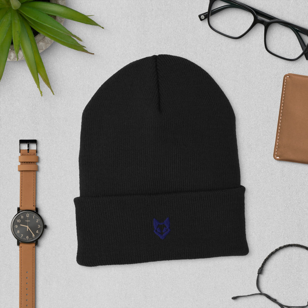 WOXWILD Beanie Night — gestickte Nacht-Beanie, tonaler Fuchs – Produktansicht 2